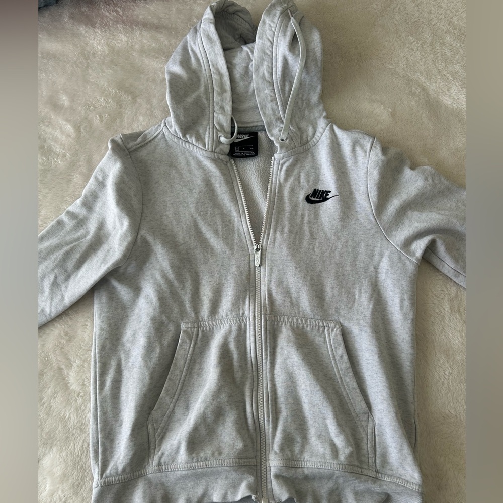 Small grey Nike zip up
